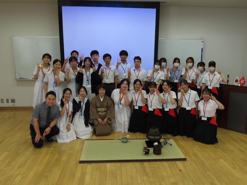 茶道部との交流