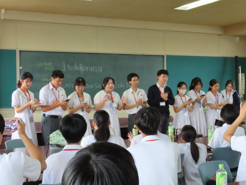 寧波第二中学の皆さんの歌